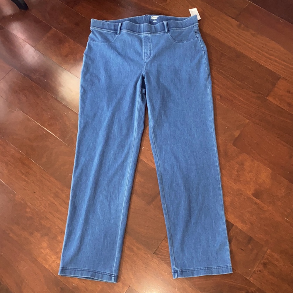 NWT Lands End Jeans XL